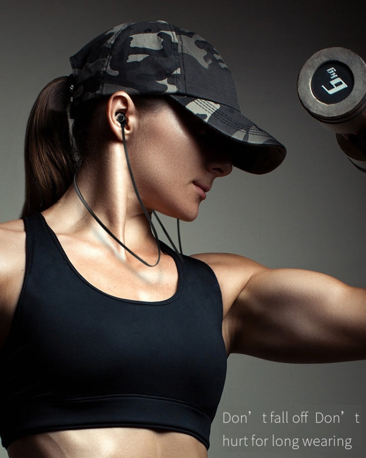 Moloke S7 Hanging Neck Magnetic In-ear Sports Bluetooth Earphone Waterproof Anti-sweat Stereo Sound Headset (Red)