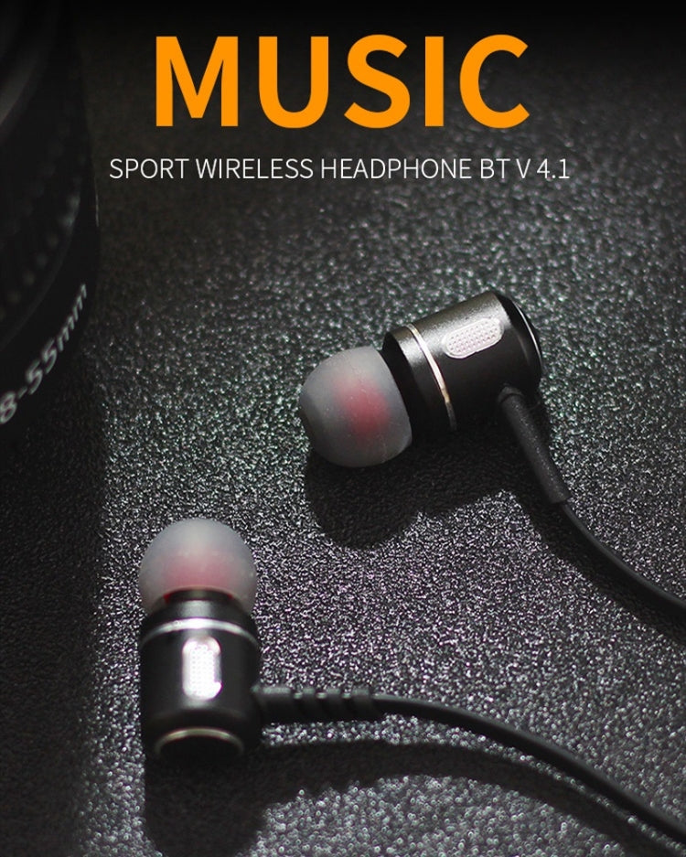 Moloke S8 Hanging Neck In-Ear Sports Bluetooth Earphone Waterproof Anti-sweat Stereo Sound Headset