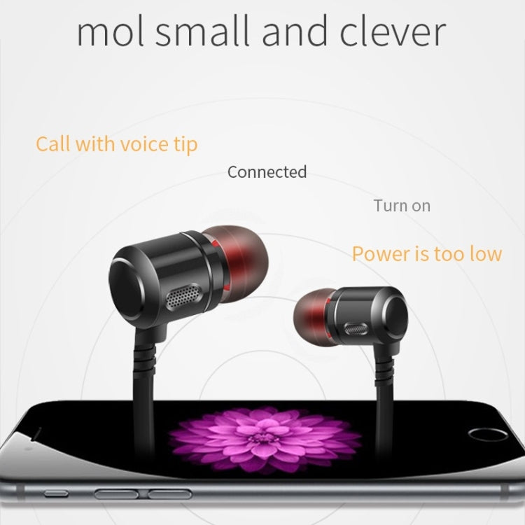 Moloke S8 Hanging Neck In-Ear Sports Bluetooth Earphone Waterproof Anti-sweat Stereo Sound Headset