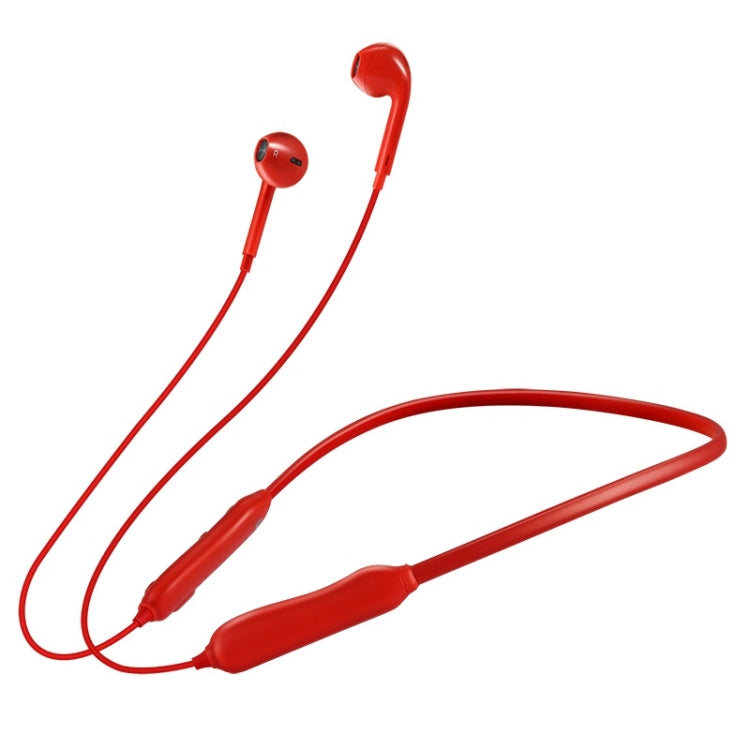 Moloke S18 Hanging Neck Oblique Ear Sports Bluetooth Earphone Waterproof Anti-sweat Stereo Sound Headset