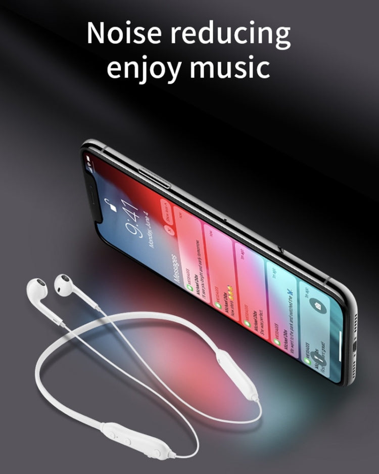 Moloke S18 Hanging Neck Oblique Ear Sports Bluetooth Earphone Waterproof Anti-sweat Stereo Sound Headset