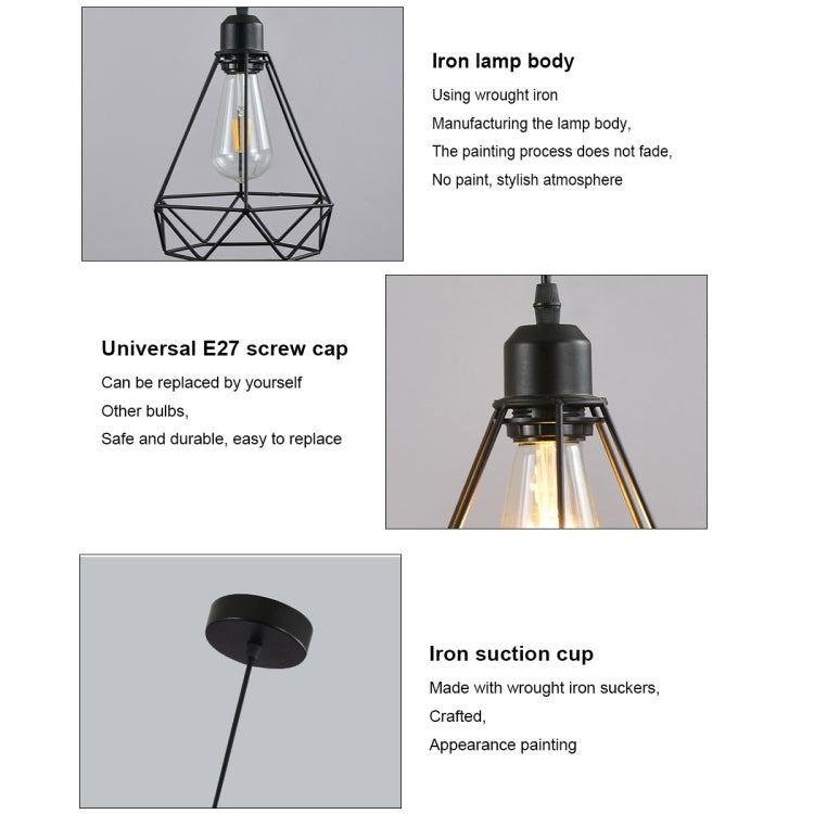 YWXLight Creative Personality Bar Lamp Restaurant Bar Retro Chandelier