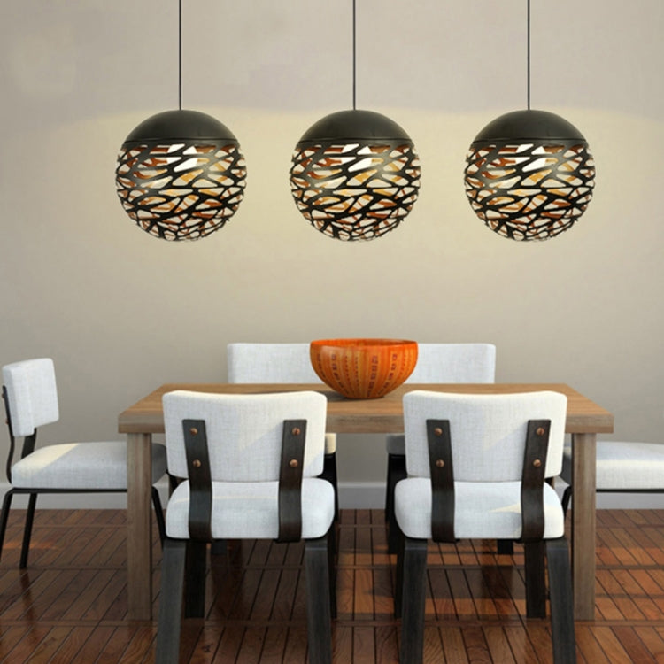 YWXLight Hollow Ball Chandelier Custom Creative Personality Wrought Iron Engineering Lamps Spherical Chandelier