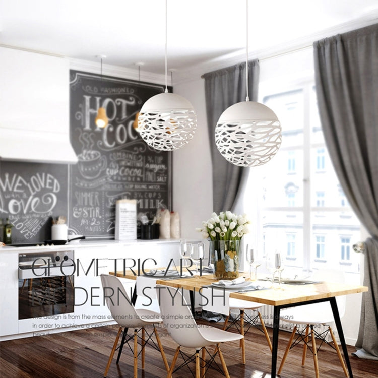 YWXLight Hollow Ball Chandelier Custom Creative Personality Wrought Iron Engineering Lamps Spherical Chandelier