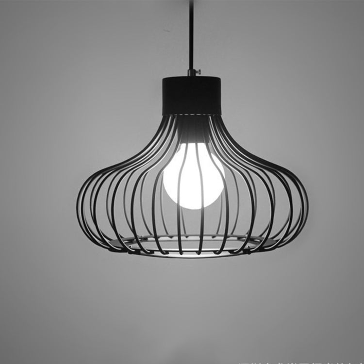 YWXLight Retro Creative Wrought Iron Bird Cage Single Head Chandelier