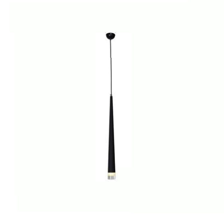 YWXLight Modern Minimalist Tapered Long Aluminum Chandelier Staircase Restaurant Bar LED Crystal Spotlight