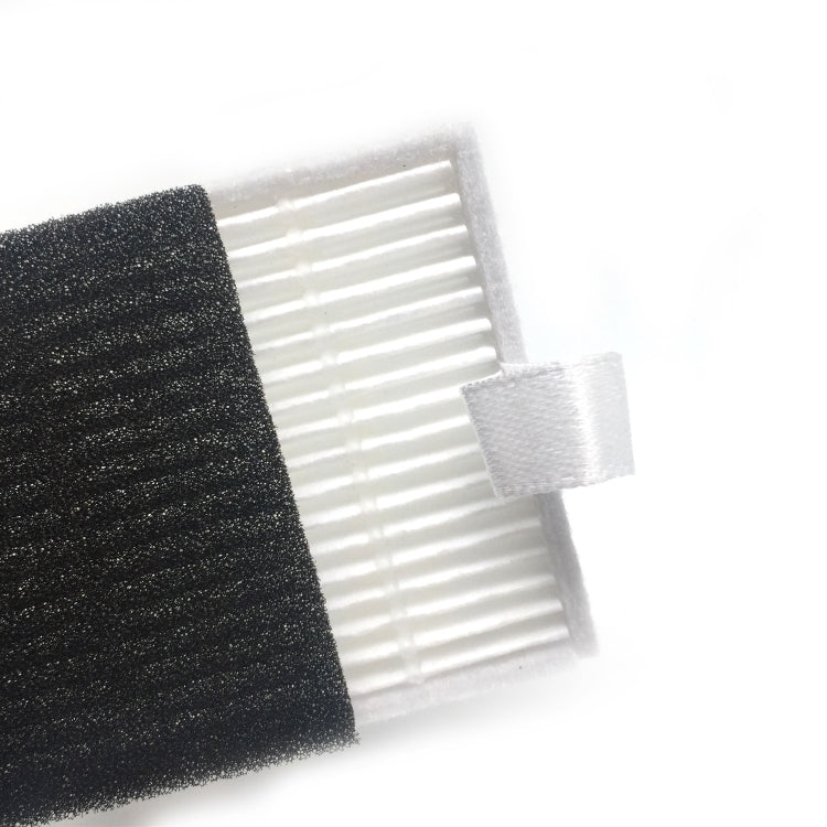 XI296 2 Pairs K614 Side Brushes + 4 PCS K636 Rags + 4 PCS I207 Filters for ILIFE A4