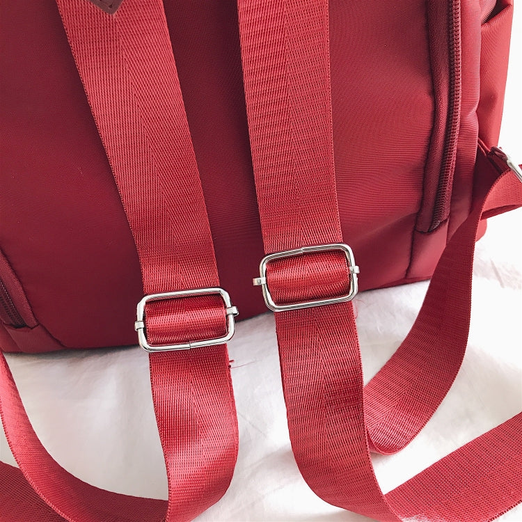 Multi-function Nylon Double Shoulders Bag Ladies Handbag Messenger Bag (Grey)