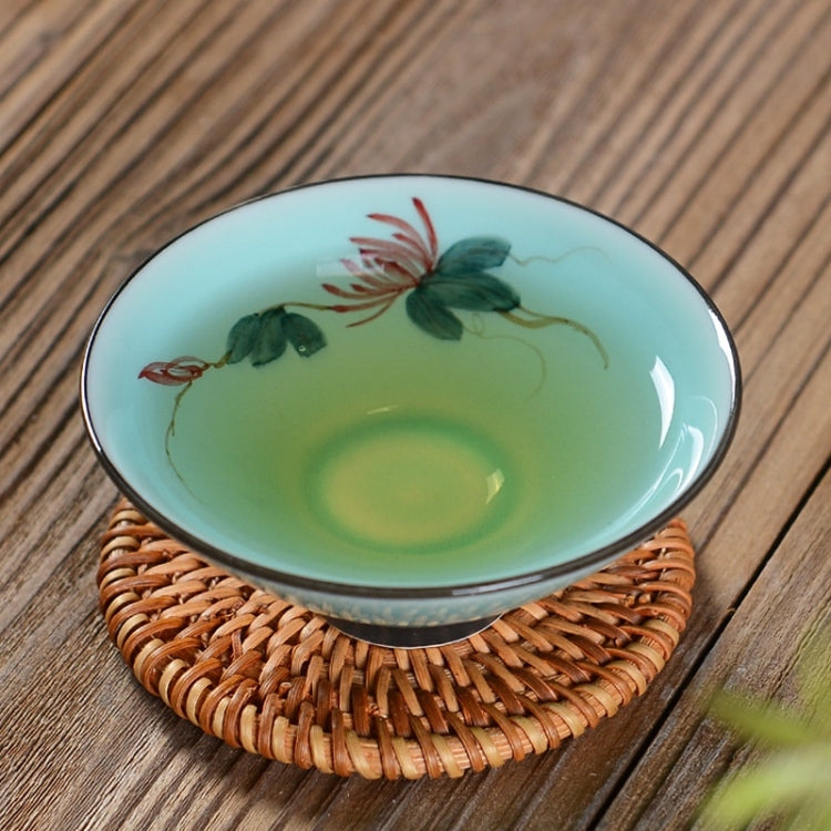 Pure Hand-painted Ceramic Celadon Personal KungFu Tea Single Cup