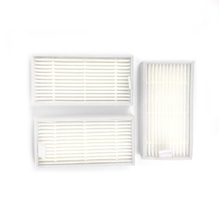 XI240 5 Pairs K614 Side Brushes + 5 PCS I208 Filters+ 5 PCS I201 Rags + I204 Filter Cotton Filter Set for ILIFE V5S Pro / V50 / V5S