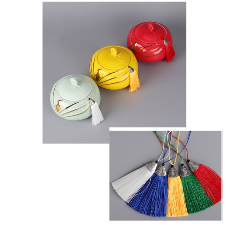 Tea Cans Ceramic Sealed Cans Tea Cans Tea Storage Tanks Small Puer Tea Box Household Tea Barrel Tea Jar 800ml