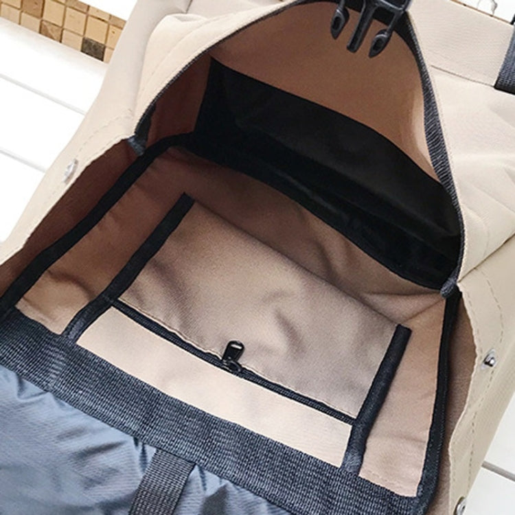 Fashion Multi-function Oxford Double Shoulders Bag Handbag Backpack School Bag