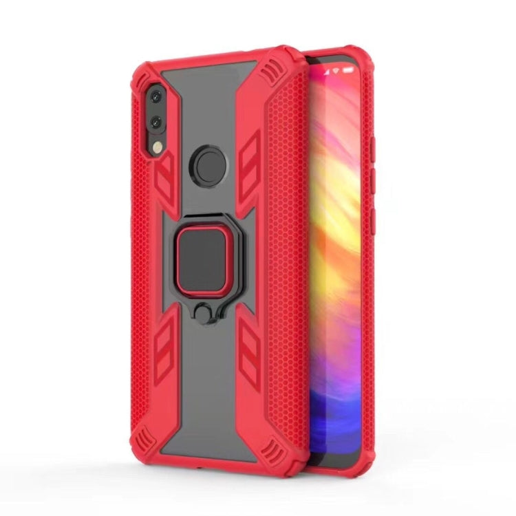 Iron Warrior Shockproof PC + TPU Protective Case for Xiaomi Redmi 7, with Ring Holder