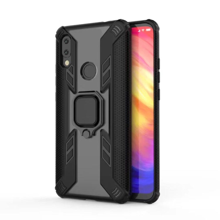 Iron Warrior Shockproof PC + TPU Protective Case for Redmi note7Pro, with Ring Holder