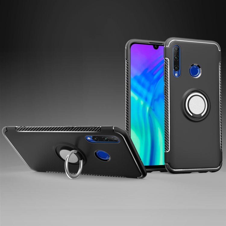 Magnetic 360 Degrees Rotation Ring Armor Phone Protective Case for Huawei Honor 20i