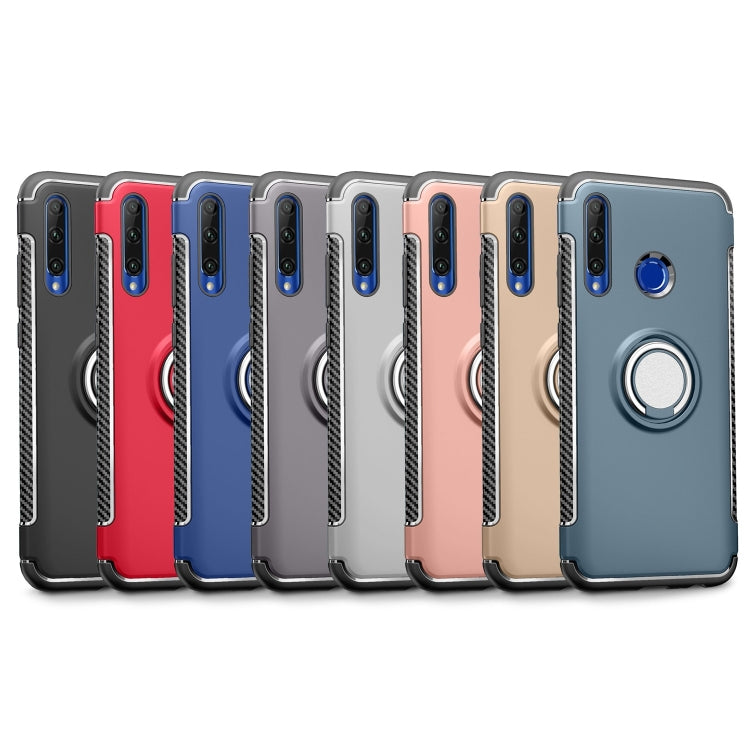 Magnetic 360 Degrees Rotation Ring Armor Phone Protective Case for Huawei Honor 20i