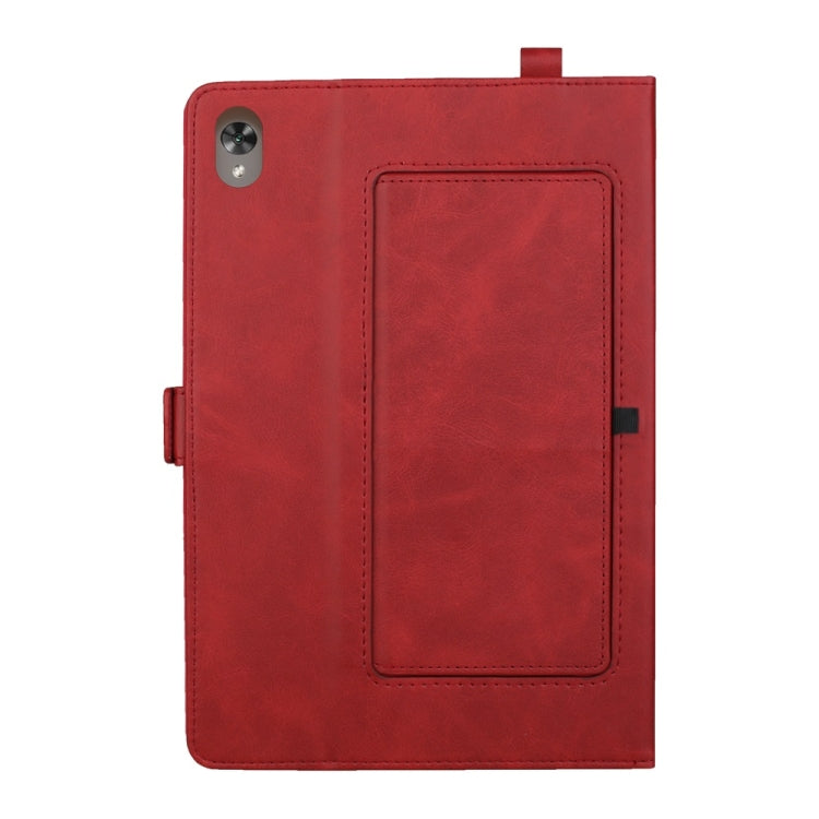 Horizontal Flip Double Bracket Leather Case for Huawei Mediapad M6 10.8, with Card Slots & Photo Frame & Pen Slot