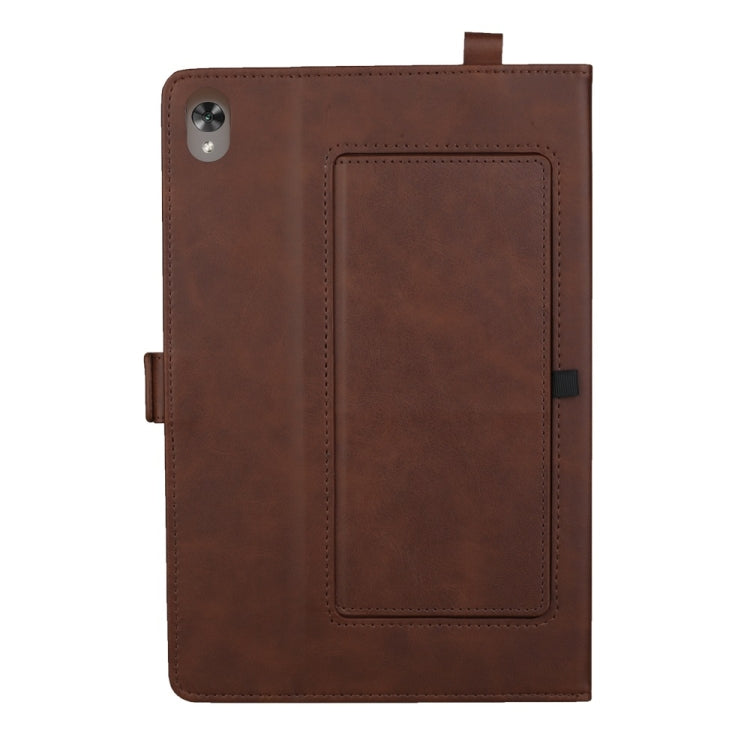 Horizontal Flip Double Bracket Leather Case for Huawei Mediapad M6 10.8, with Card Slots & Photo Frame & Pen Slot