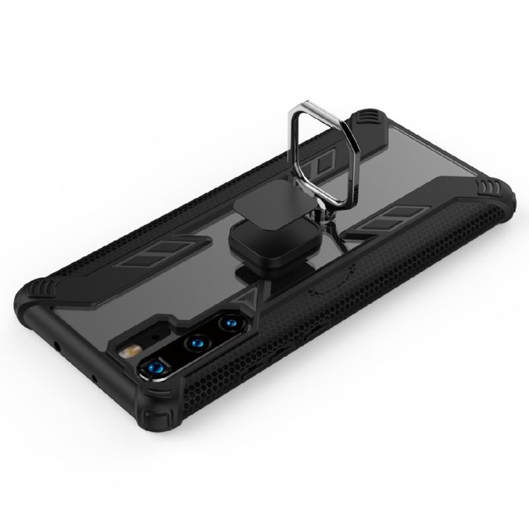 Iron Warrior Shockproof PC + TPU Protective Case for Huawei P30 Pro, with Ring Holder