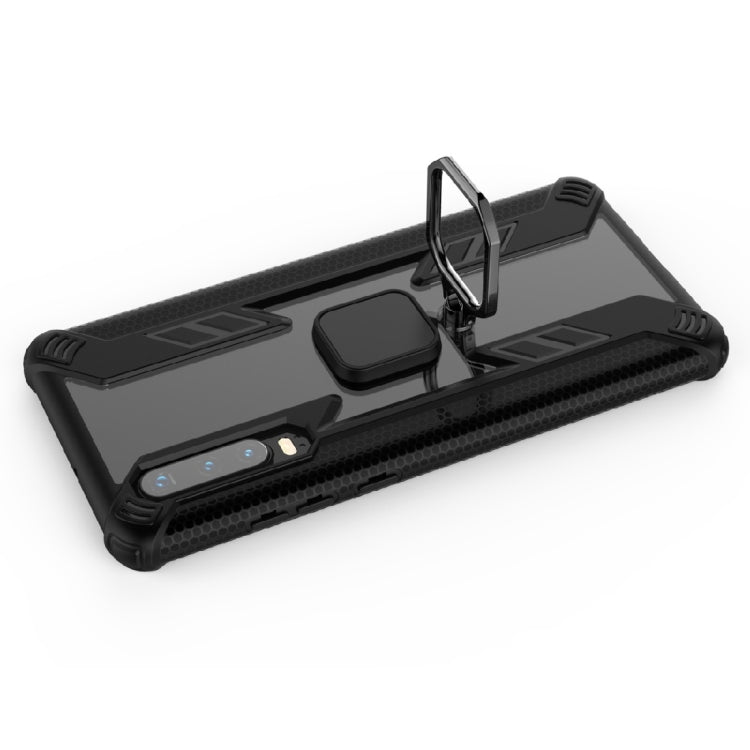 Iron Warrior Shockproof PC + TPU Protective Case for Huawei P30, with Ring Holder