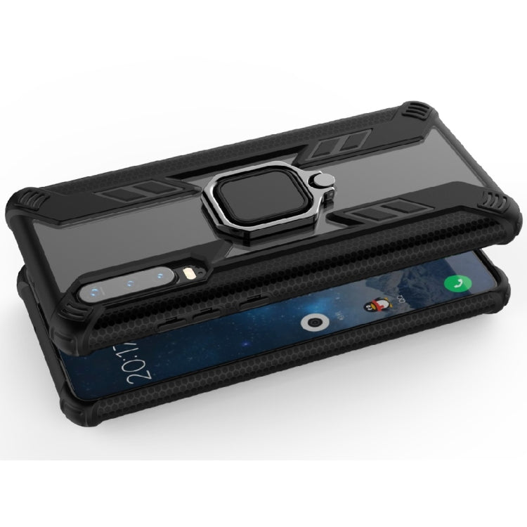 Iron Warrior Shockproof PC + TPU Protective Case for Huawei P30, with Ring Holder