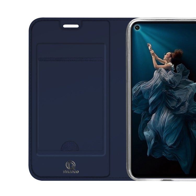 DZGOGO ISKIN Series Slight Frosted PU+ TPU Case for for Huawei Honor 20 Pro, with Holder & Card Slot & Wallet