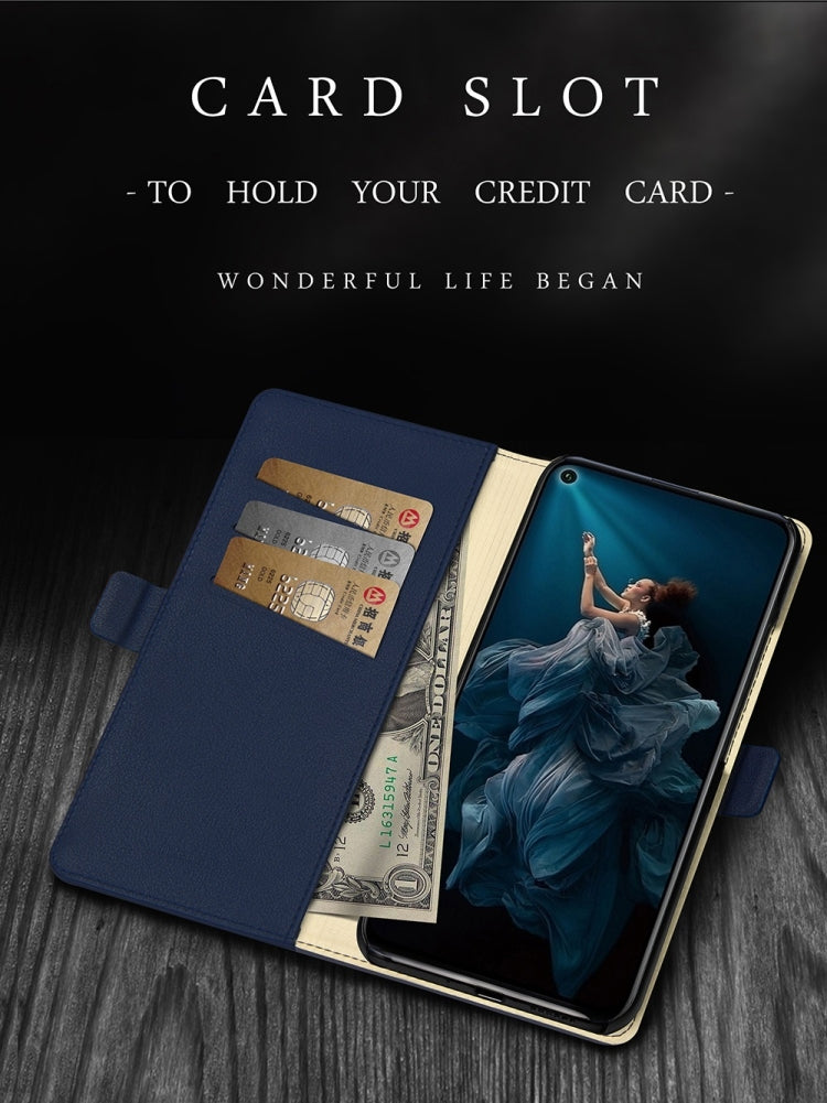 DZGOGO MILO Series PC + PU Horizontal Flip Leather Case for Huawei Honor 20 pro, with Holder & Card Slot & Wallet