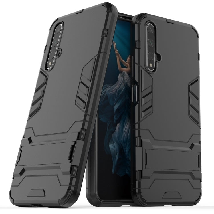 Shockproof PC + TPU Case for Huawei Honor 20, with Holder