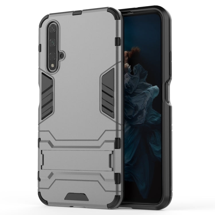 Shockproof PC + TPU Case for Huawei Honor 20, with Holder