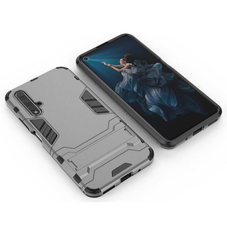 Shockproof PC + TPU Case for Huawei Honor 20, with Holder