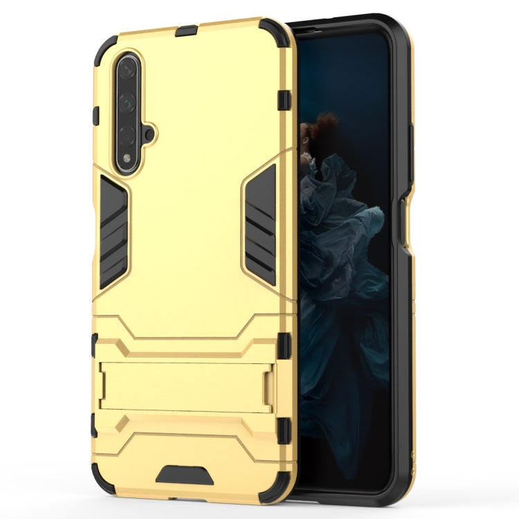 Shockproof PC + TPU Case for Huawei Honor 20, with Holder