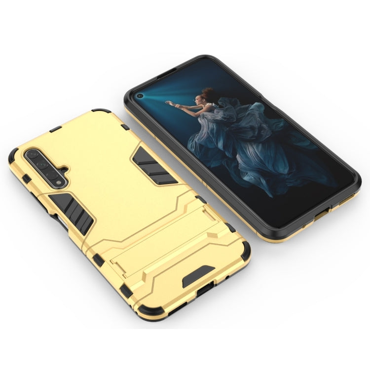 Shockproof PC + TPU Case for Huawei Honor 20, with Holder