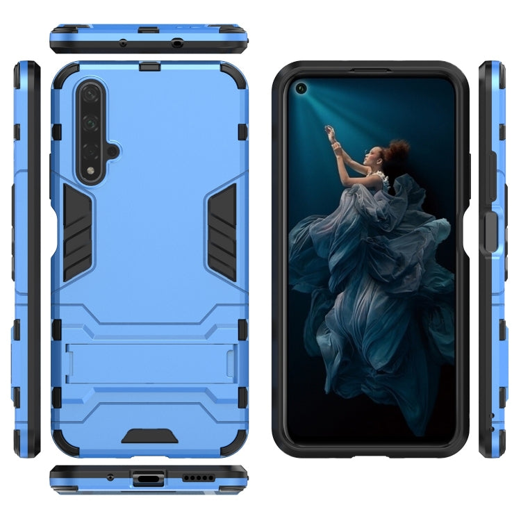 Shockproof PC + TPU Case for Huawei Honor 20, with Holder