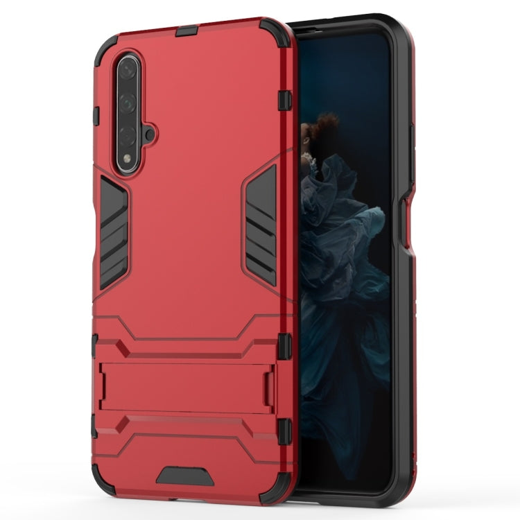 Shockproof PC + TPU Case for Huawei Honor 20, with Holder