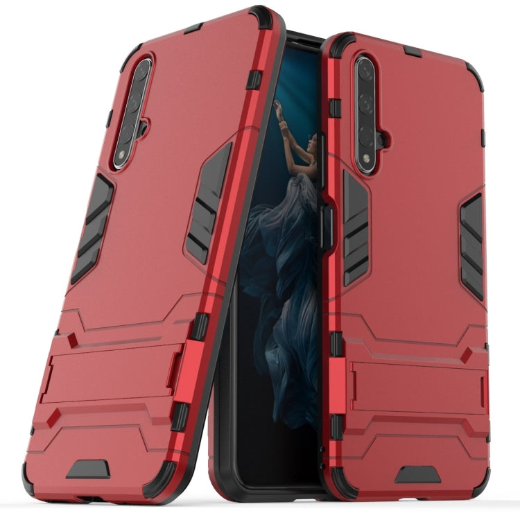 Shockproof PC + TPU Case for Huawei Honor 20, with Holder