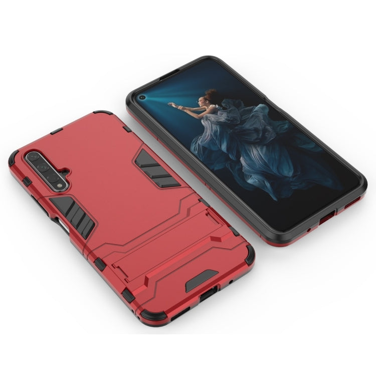 Shockproof PC + TPU Case for Huawei Honor 20, with Holder
