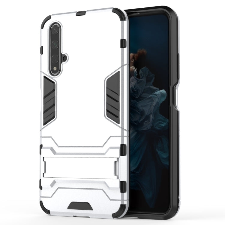 Shockproof PC + TPU Case for Huawei Honor 20, with Holder