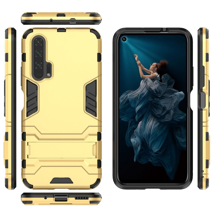 Shockproof PC + TPU Case for Huawei Honor 20 Pro, with Holder