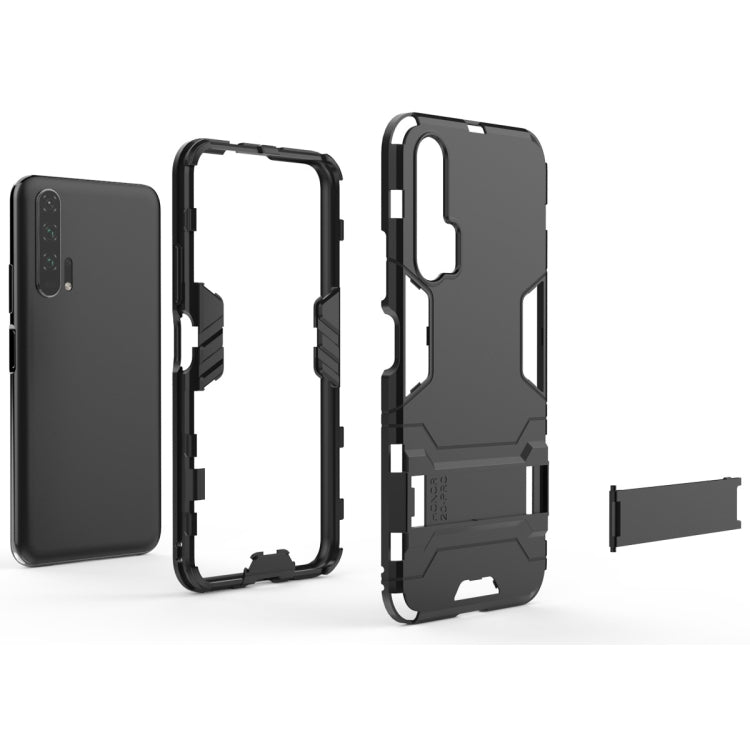 Shockproof PC + TPU Case for Huawei Honor 20 Pro, with Holder