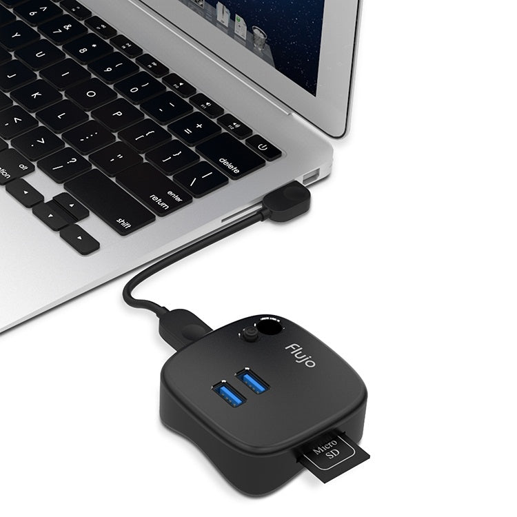 Flujo HR35 Multi-Function USB 3.0 HUB Docking Station with Pen Stand