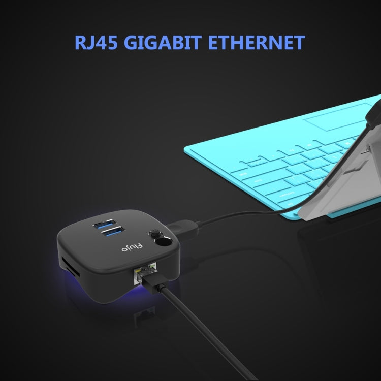 Flujo HR35 Multi-Function USB 3.0 HUB Docking Station with Pen Stand