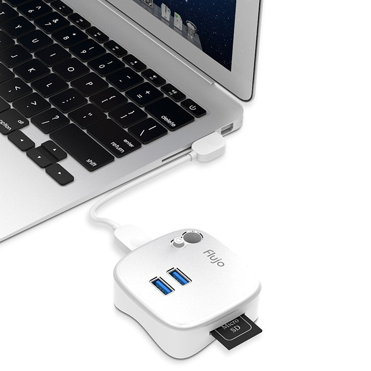 Flujo HR35 Multi-Function USB 3.0 HUB Docking Station with Pen Stand