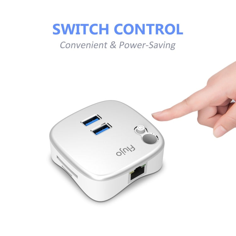 Flujo HR35 Multi-Function USB 3.0 HUB Docking Station with Pen Stand