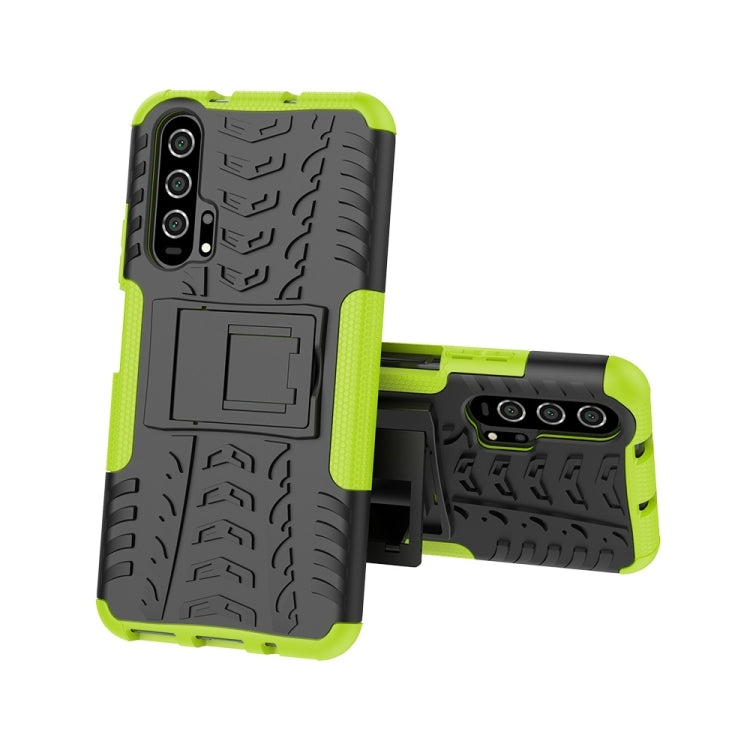 Tire Texture TPU+PC Shockproof Case for Huawei Honor 20 Pro, with Holder