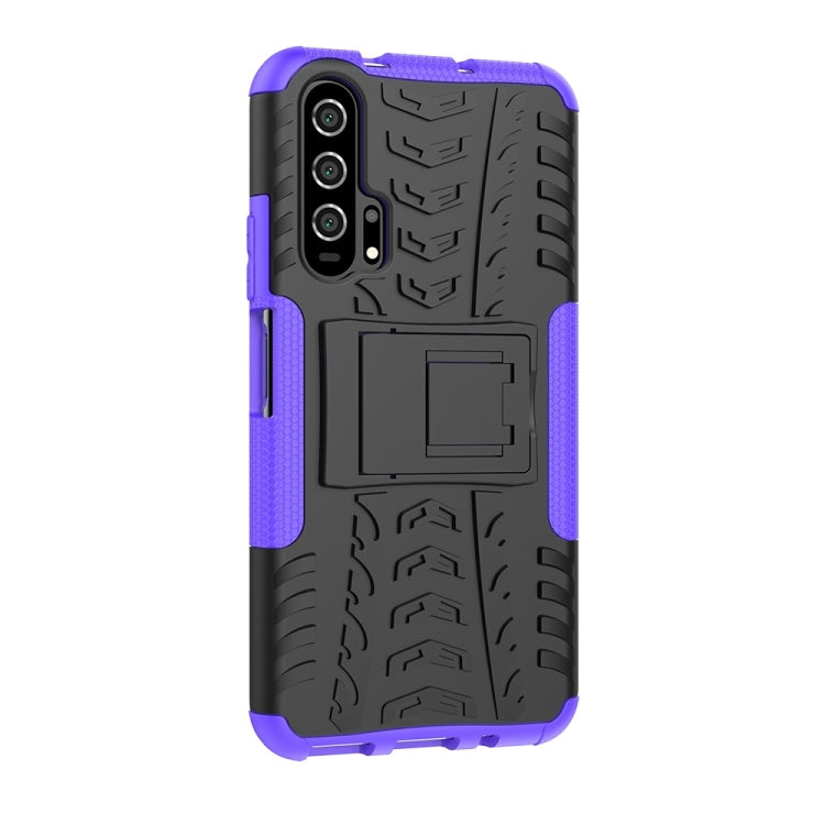 Tire Texture TPU+PC Shockproof Case for Huawei Honor 20 Pro, with Holder