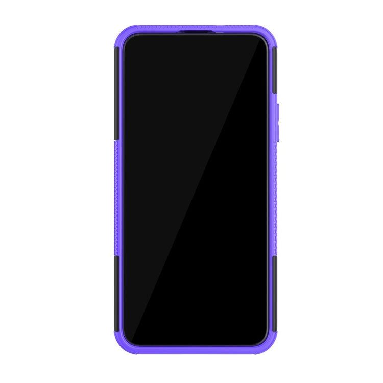 Tire Texture TPU+PC Shockproof Case for Huawei Honor 20 Pro, with Holder