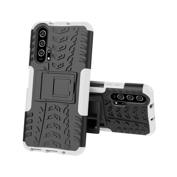 Tire Texture TPU+PC Shockproof Case for Huawei Honor 20 Pro, with Holder