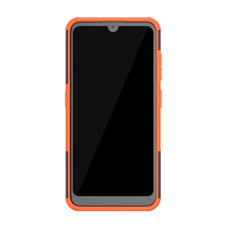 Tire Texture TPU+PC Shockproof Case for Nokia 4.2, with Holder