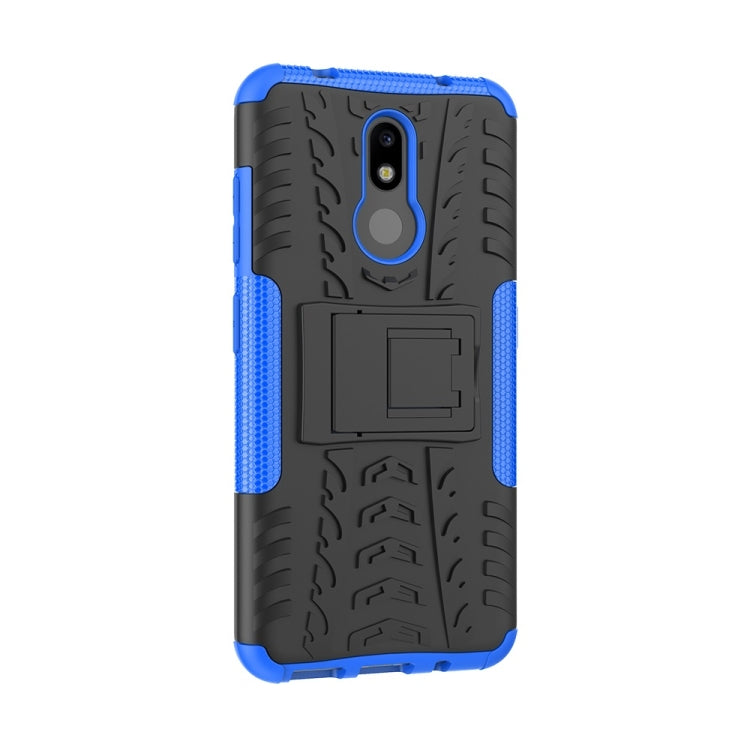Tire Texture TPU+PC Shockproof Case for Nokia 4.2, with Holder