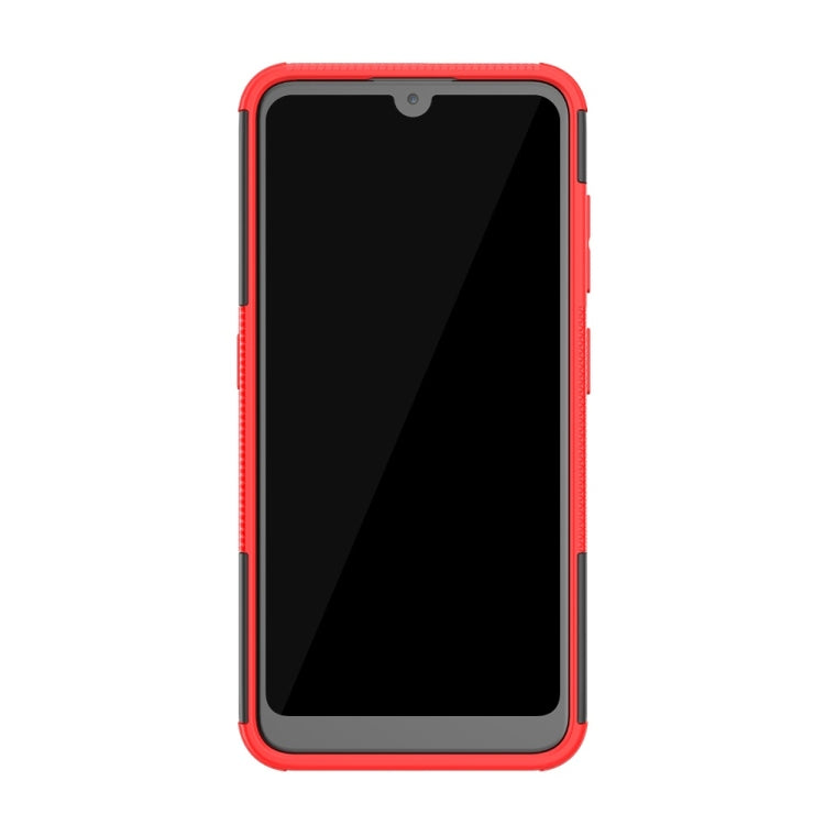 Tire Texture TPU+PC Shockproof Case for Nokia 4.2, with Holder